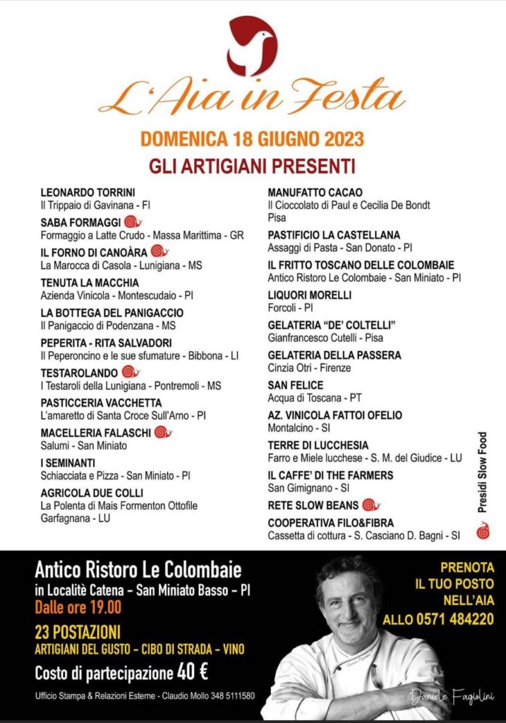 L'Aia in Festa - San Miniato - Domenica 18 giugno 2023